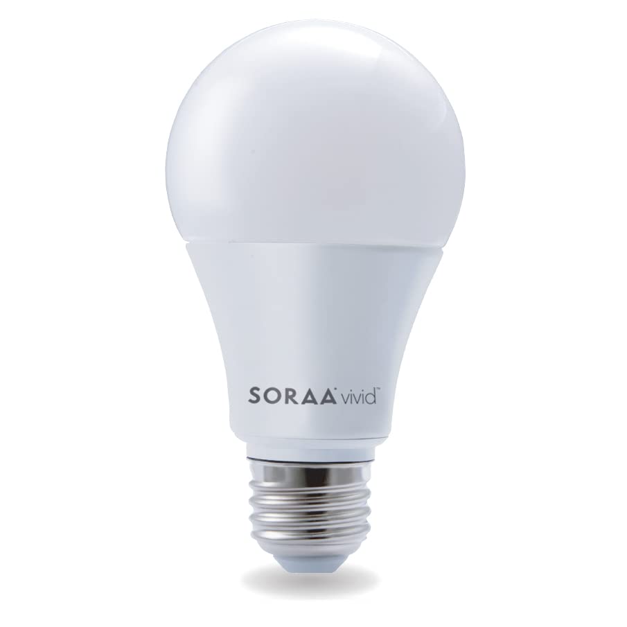 SORAA Vivid A19 Dimmable 3000K Light Bulb - Amazon.com SORAA Vivid A19 Dimmable 3000K Light Bulb - Amazon.com