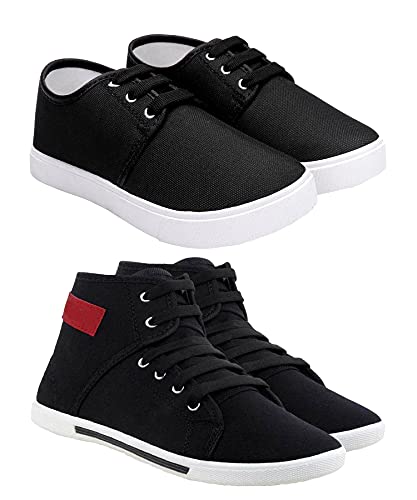 Image of Camfoot Kids & Boys (1155-1212) Multicolor Casual Stylish Sports Shoes (Set of 2 Pair)