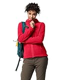 Sehr warm Jack Wolfskin Damen SKYWIND HOODED JACKET W Fleecejacke, Clear red, XL