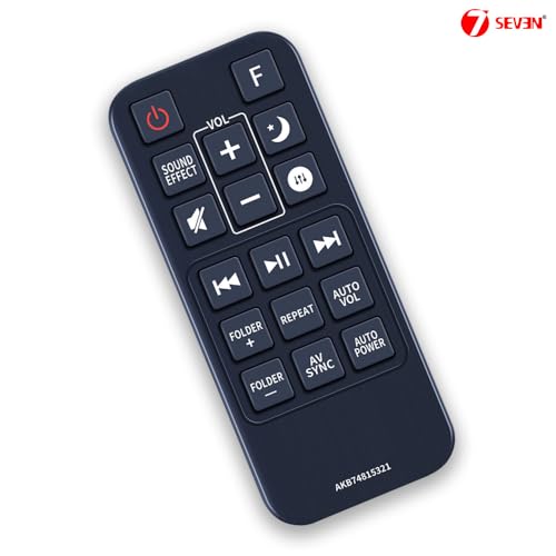 Image of 7SEVEN Compatible for Lg Soundbar Remote Control Original AKB74815321 Model Match Exactly Key by Key to Replicate Performance as Like Genuine Control