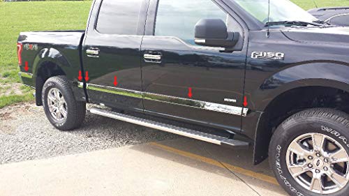 Ford F-250 Regular Cab Chrome Body Molding 2000 - 2021