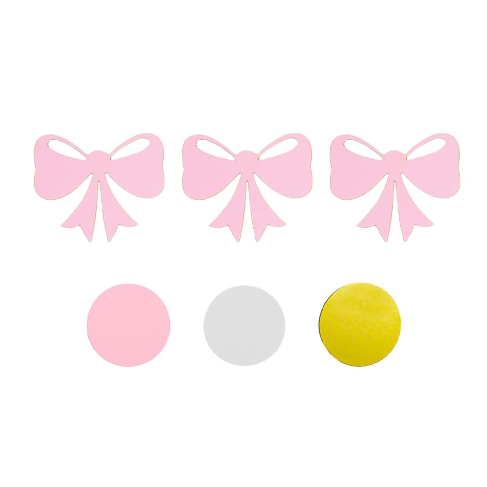 FONGKNOX 100 sztuk papierowych konfetti, ró?owe motyle, konfetti sto?owe, okr?g?e, kropki, konfetti urodzinowe, ró?owe z?oto, bibu?ka, konfetti sto?owe, na baby shower, wesele, dekoracja