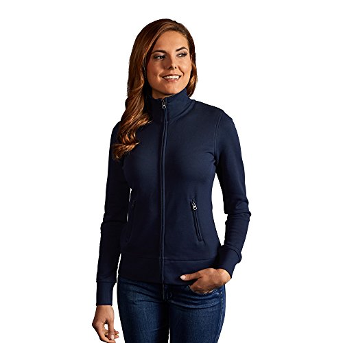 Preisvergleich Produktbild Stehkragen Zip Jacke Damen, Marineblau, XL