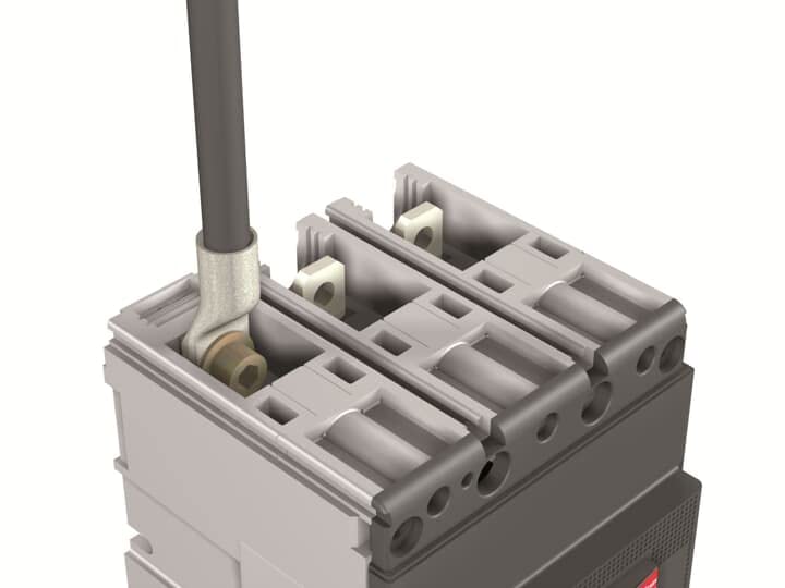 Kit terminaux F-XT4 ABB Entrelec de 6 pièces pour disjoncteur Tmax