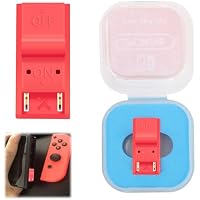 RCM Tool Clip, RCM Jig Clip for Nintendo Switch Console, Recovery Mode Short Connector Tool with Storage Box, Red ABS Plastic Rail Adapter for Joy Con Slot, Compact Gaming Accessory