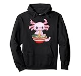 Funny Kawaii Axolotl Eating Ramen Noodles Anime