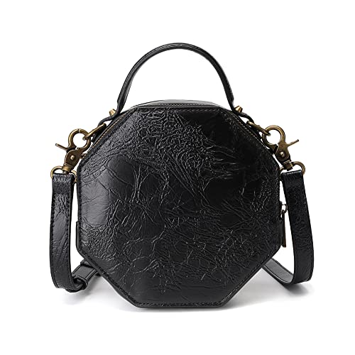 Valentoria Messenger Bag Leather Retro Briefcase Steampunk Crossbody Shoulder Purse Satchel For Women Lolita Gothic Medieval Renaissance Festival Costume Accessories thumb #8
