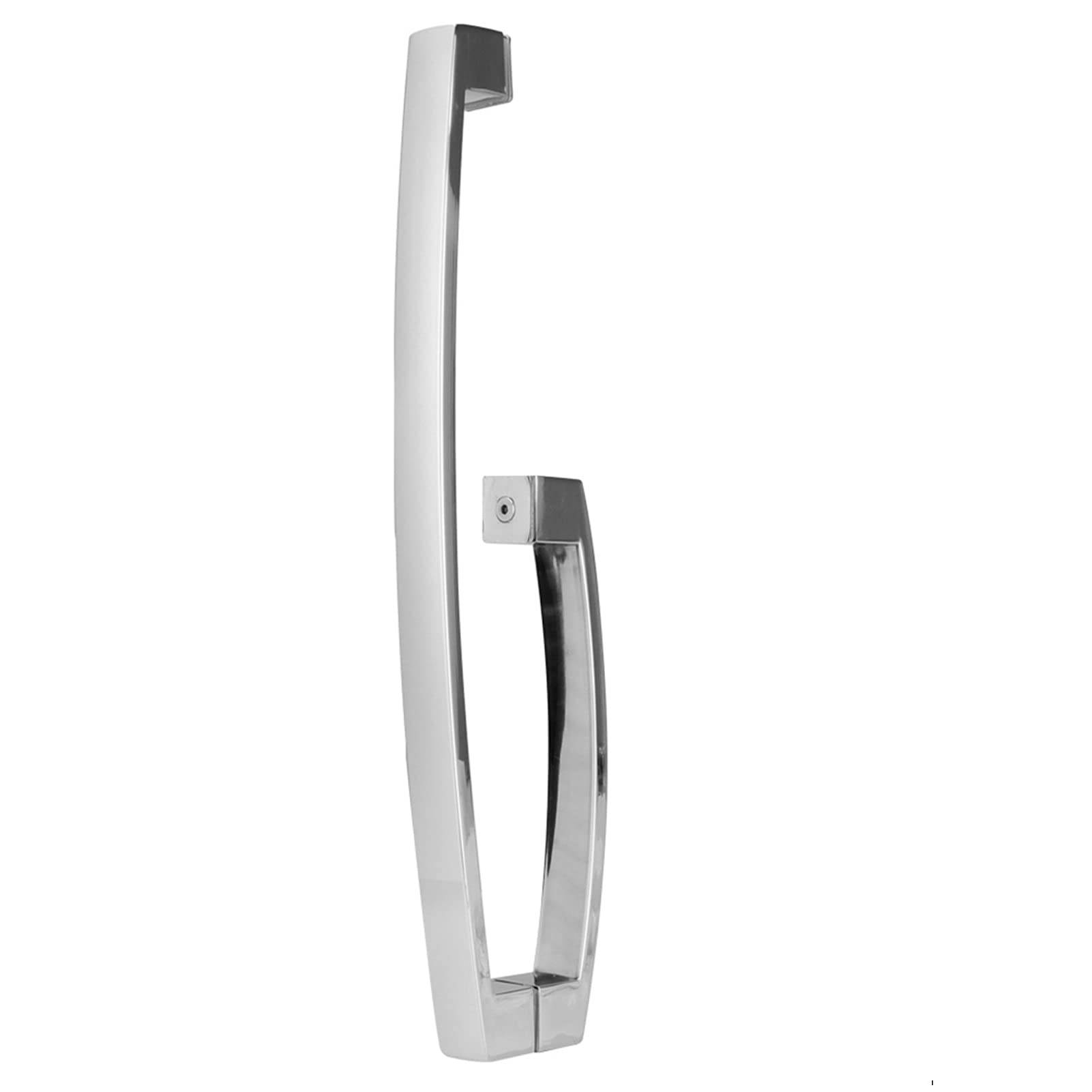 Poignée de porte de douche en verre pour stopper les glissements du bouton blanc de douche