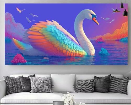Tableau peinture numero adulte XXL pour combler les grands murs vides de strass