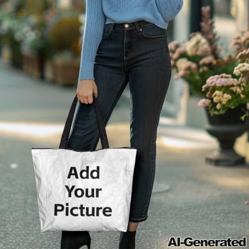 Image of Art Lover Zippered Tote Bag Waterproof Large Work Tote Bags, Artwork Women's Purse Handbags Travel Totes