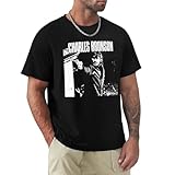 Charles Music Bronson Shirt Men's Classic Short Sleeve T-Shirt Summer Novelty Cotton Round Neck Top Street Style Graphic Tshirt