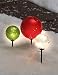 The Lakeside Collection Set of 3 Solar Christmas Gazing Balls -