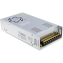 Ventilador Industrial 220V ALITOVE 5V 70A Fuente de alimentación AC 220V a DC 5 Volt 70 amp 60A Adaptador de transformador Controlador LED para WS2812B WS2811 WS2813 SK6812 Tira de LED Pixel Light CCTV Camera