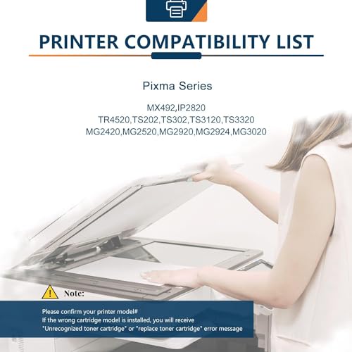 Ankink Compatible Ink Cartridge Replacement for Canon 243 244 243XL 244XL PG-243 CL-244 XL Cartridges (Black and Color 2-Pack) Fit for TR4520 MG2522 TS3322 TR4522 TS3122 MX490 MX492 MG2922 Printer