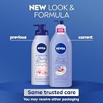 NIVEA Oil Infused Cherry Blossom and Jojoba Oil Body Lotion for Women, Fast-Absorbing and Non-Greasy Cherry Blossom Scented Lotion Moisturizes for 48 Hours, 16.9 Fl Oz Pump Bottle - Image 2