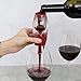 Vinturi Red Wine Aerator Pourer and Decanter Enhances Flavors with Smoother Finish, Includes No-Drip Base, Red