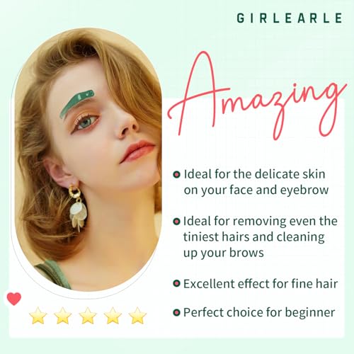 Image of GIRLEARLE 1LB Hard Wax Beads for Hair Removal, Hard Wax Beads with Green Tea Formula, Wax Beads for Brazilian Waxing & Sensitive Skin, Stripless Hard Wax for Bikini, Face & Body At-Home Waxing