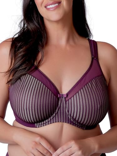 Berlei Beauty Stripe Underwired Minimiser Bra (38DD, fig)