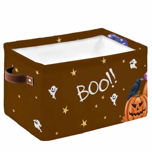 1 Pack Large Storage Baskets Bins Halloween Collapsible Storage Box
