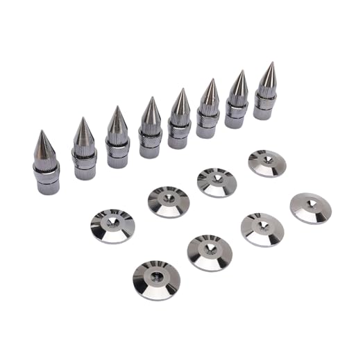 Puntas de altavoz de cobre y alfombrilla para subwoofer y amplificador 5