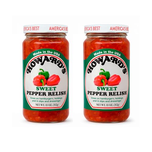 Howard's Sweet Pepper Relish,11 oz (Pack of 2)