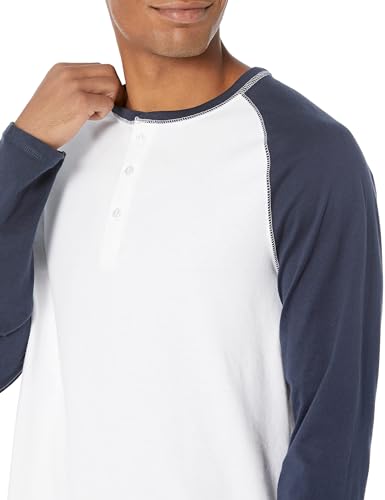 Image of Amazon Essentials Men's Long-Sleeve Henley Shirt