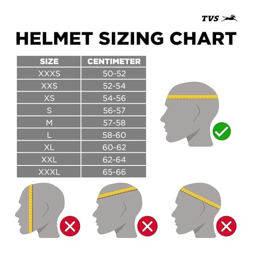 Image of TVS ACE ISI Certified Open face Unisex Helmet with Full Coverage Visor