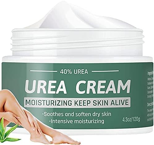 MOKYDUO Urea Cream 40% For Feet, Foot Cream/Lotion, For Cracked Heels, Ultra, Rough, Dry, Calloused Feet, Softening Rough Skin On Feet, Foot Cream Skin Care with Glycerin, Jojoba for Men/Women, 4.3 oz