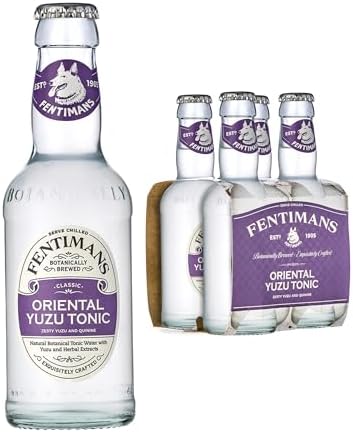Fentimans Oriental Yuzu Tonic Botanically Brewed, 4 Pack, 200ml Bottles