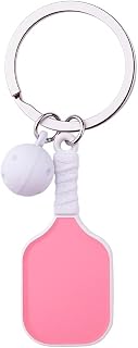 Pickleball Keychain Charm for Women Pickleball Christmas Gifts for Men Girls Birhthday Gift for Pickle Ball Lovers