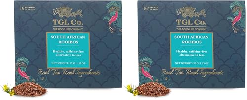 Image of TGL Co. South African Rooibos Tea 16 Tea Bags | Boost Immunity | Rich in Anti Oxidant | Improves Digestions | Boost Heart Health (Pack of 2)