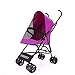 Baby Coffre-Fort pour Animaux de Compagnie Roues Poussette de Voyage Chien Chat Chariot Poussette Chariot Jogger Freins arrière Charge maximale 8kg Vélos pour Animaux de Compagnie (Couleur: Rose)