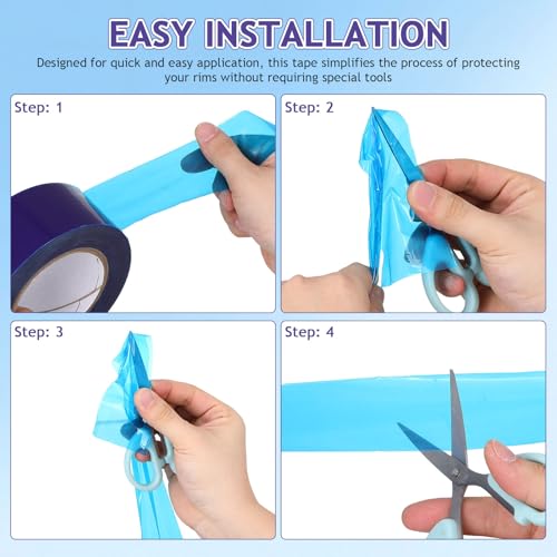 Cinta Protectora Azul KESYOO para Rines miniatura 3