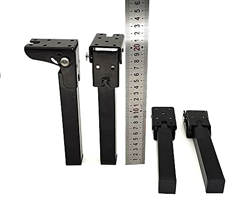 （4 Pack ）Folding Bracket-Self-Locking Hinge-Leg Fittings and Angle Braces-for Folding Legs ， Folding Worktables ，Kitchen Folding Table Extensions ， Laundry Garage ，Boats ， Beds ， Tables ，Furniture