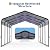 GarveeLife 12x20 FT Heavy Duty Metal Carport, All-Weather Portable Garage 12x20 with Galvanized Steel Frame & Roof Kit, Wind & Snow Resistant Shelter for Cars, Trucks, Boats, Outdoor Use