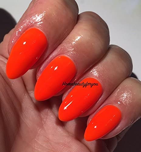 Bluesky Neon Orange Burlesque Neon 22 Nail Gel Polish UV LED Soak Off