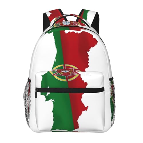 Mochila de viaje plegable con mapa luso para tus acampadas