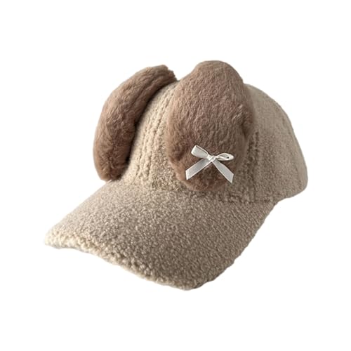 Casquette de baseball en polaire pour femme grand froid style décontracté