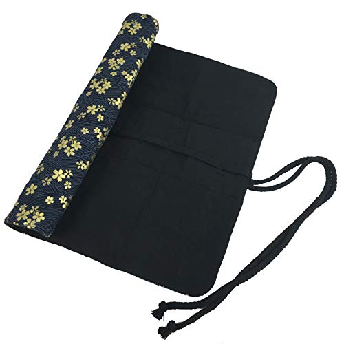 15 Inches Paint Brush Holder Roll Up Artist Case Pen Holder 20 Pockets