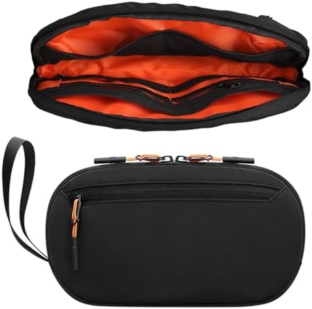 Teskyer Cable Organizer Bag, Portable Electronics Travel Organize...