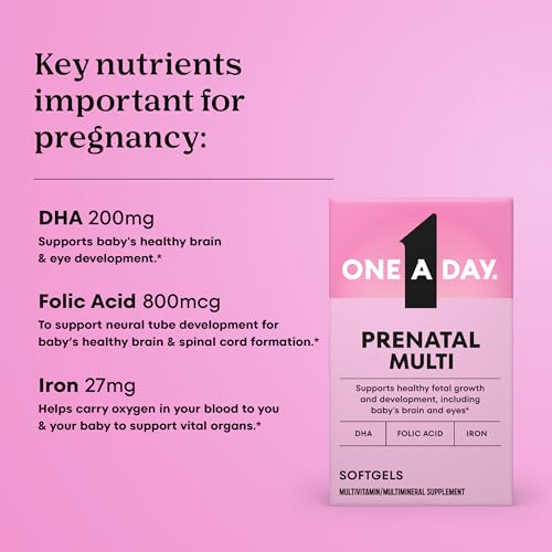 One A Day Prenatal Vitamins- Folic Acid, Iron, Omega - Additional View