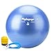 Ballon Gym Ballon Yoga Ballon Grossesse Ballon Fitness Epais Swiss Ball Bureau pour Pilates Sport Exercice, Sport Maison Materiel Anti-éclatement et Anti-dérapant avec Pompe Gonflage Bleu 65 cm