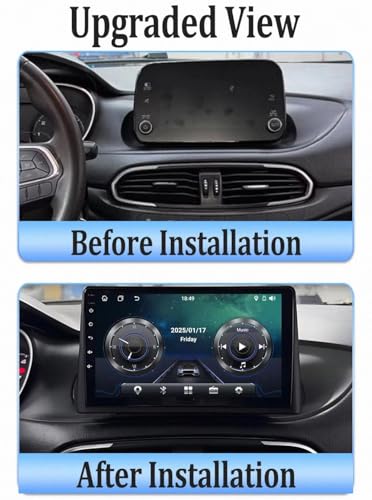Pantalla Carplay para coche Fiat Tipo que soluciona los cables con su Android Auto sin cables 2