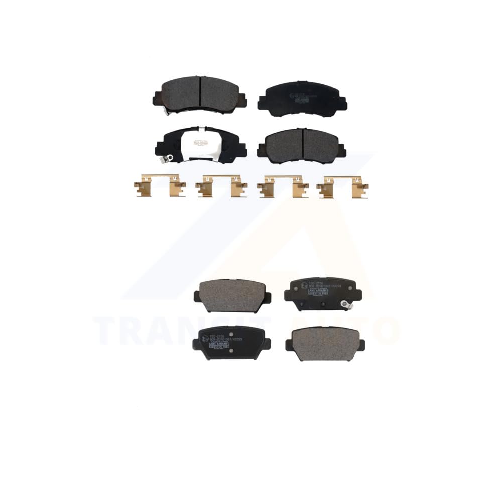 Front Rear Ceramic Brake Pads Kit For 2018-2020 Mitsubishi Eclipse Cross With Manual Parking KTC-100712