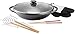 Kopf 124184 Wok Mai-Lu, fonte d’aluminium, Ø 36 cm, avec couvercle en verre et accessoires