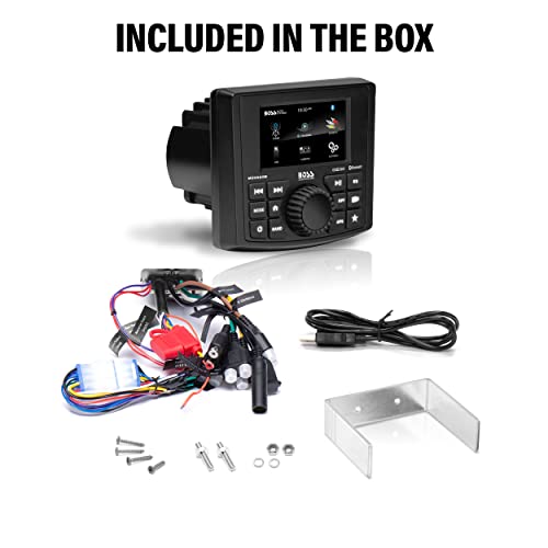 BOSS Audio Systems MGV520B Marine Gauge Receiver – Weatherproof, 3 Inch LCD, Built-in Amplifier, Bluetooth, Digital Media MP3 Player, No CD Player, USB Port, AM/FM Radio - Thumbnail 7