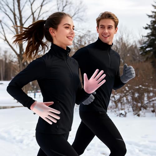 Gants chauffants USB écran tactile d'hiver unisexe - 7