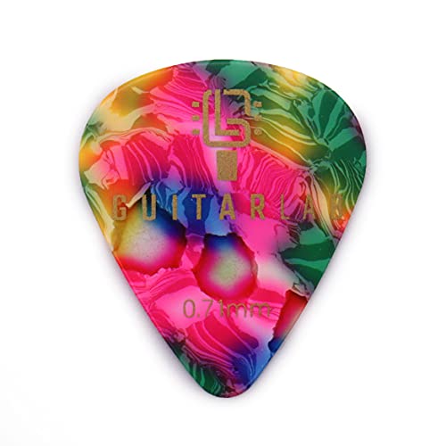Guitar Lab AG00010 Guitar Pick Gift Tin - 18Pcs Guitar Picks For Acoustic Guitar - Celluloid Plectrums Guitar Pick For Electric, Acoustic, Bass & Ukulele thumb #6