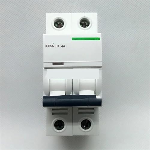 Disjoncteur 2P D4A type D IC65N A9F19204 miniature haute performance