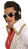 Rubie's mens Elvis Presley Sunglasses With Attached Sideburns Party Supplies, Multicolor, One Size...